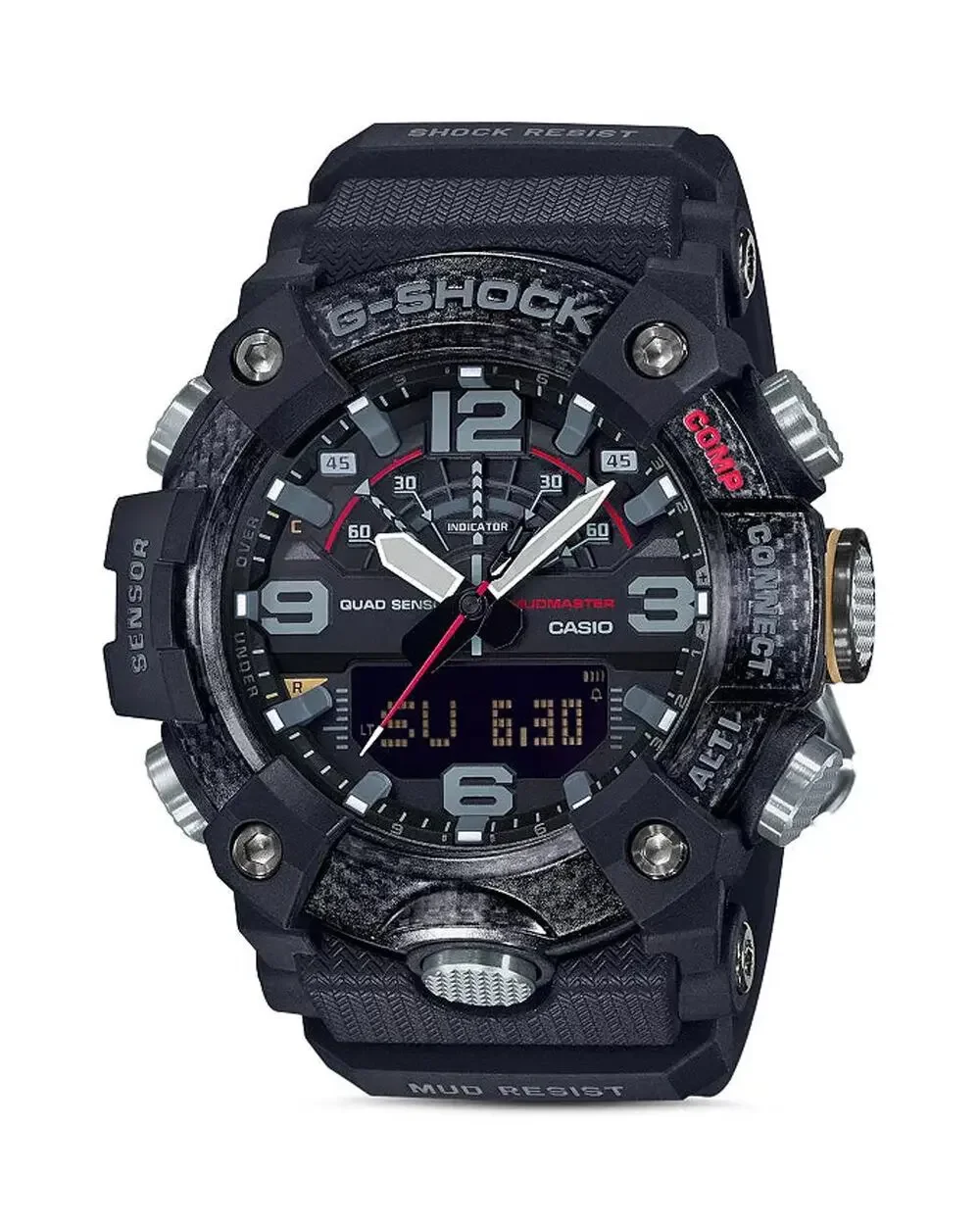 Casio G-Shock Mudmaster Ana-Digi Watch Sensor Black